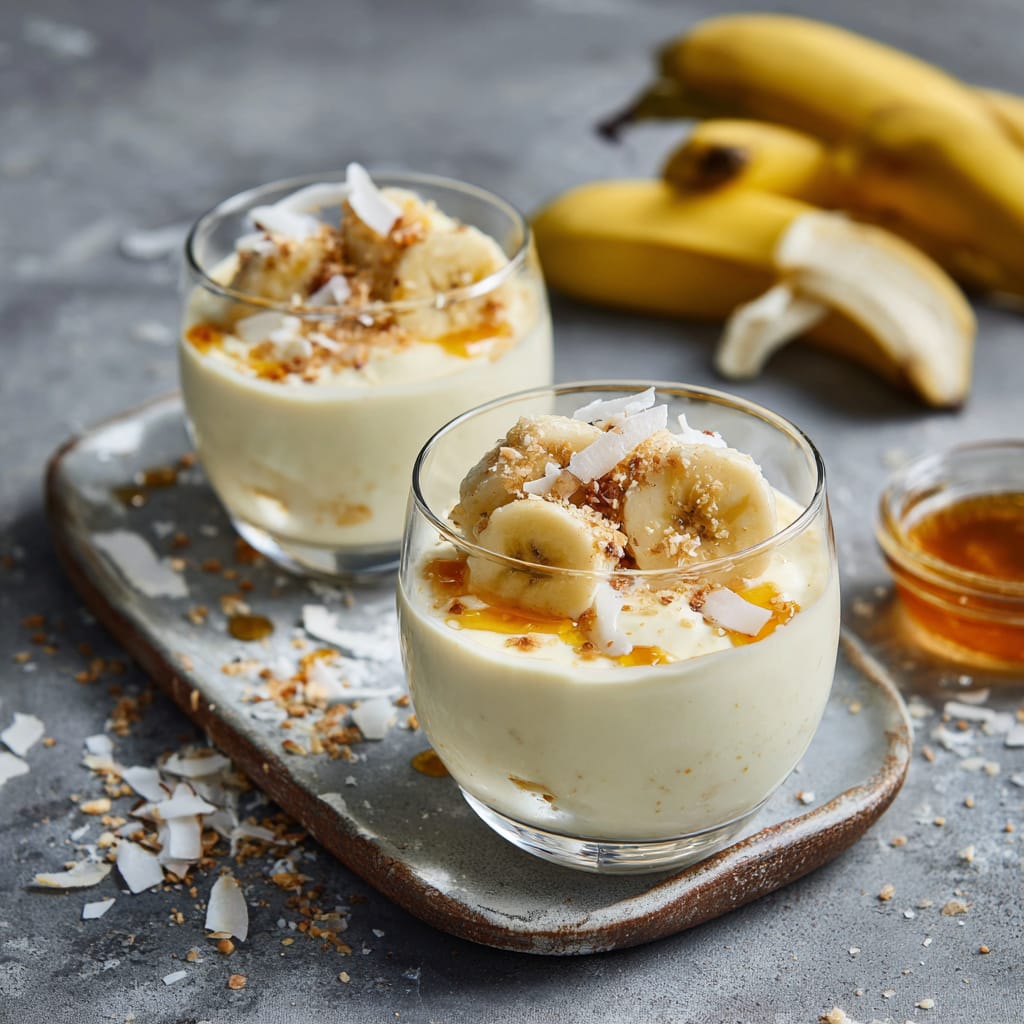1Bananendessert Joghurt