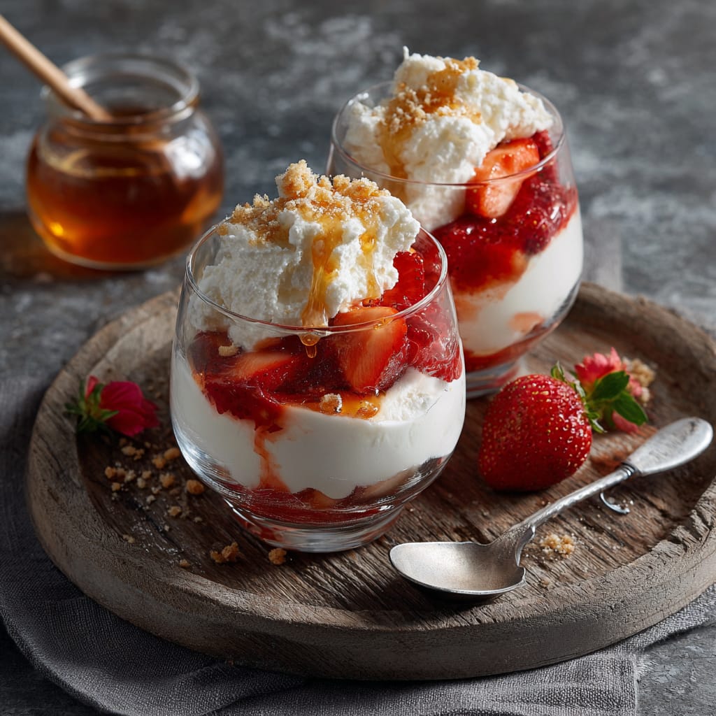 Erdbeer-Quark-Dessert – schnell, cremig und frisch