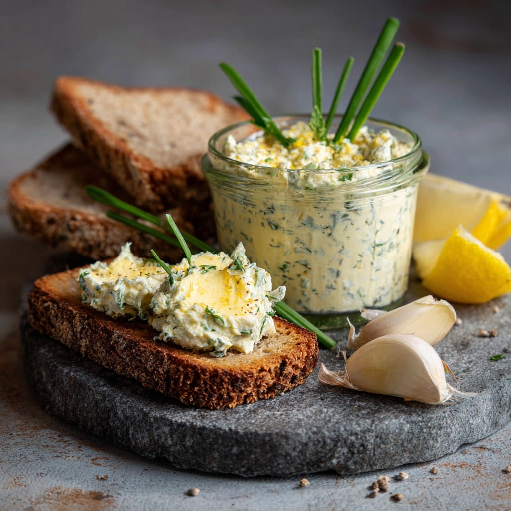 Cremiger Frischkäse-Kräuter-Aufstrich (wie selbstgemacht vom Lieblingsbäcker)