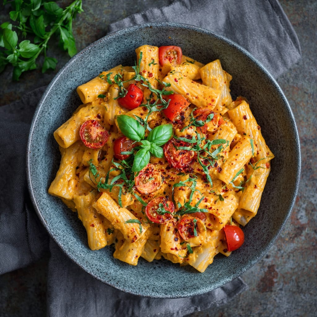 Cremige Tomatenpasta – schnell, unkompliziert & familientauglich