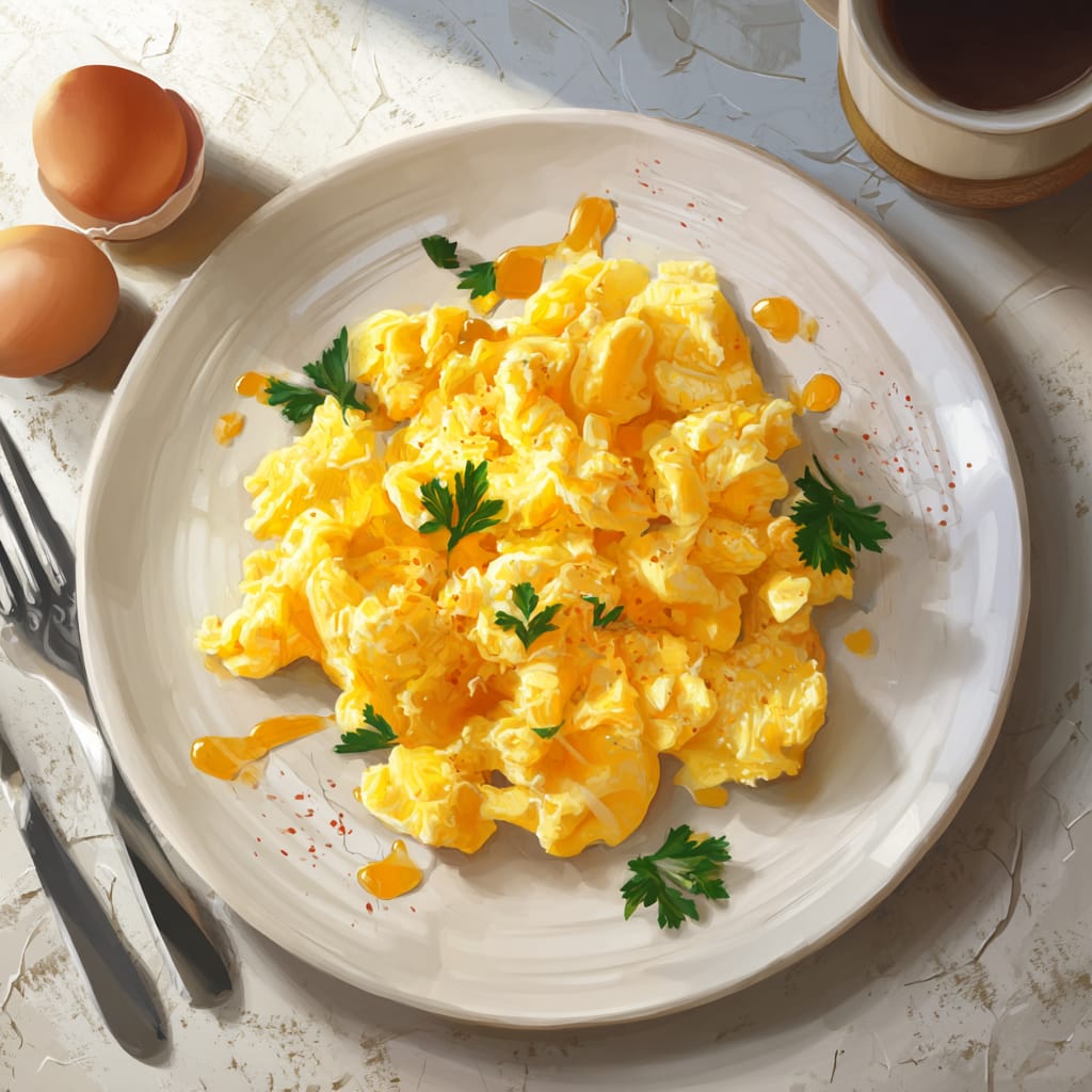 Rührei klassisch – einfach, cremig & schnell gemacht