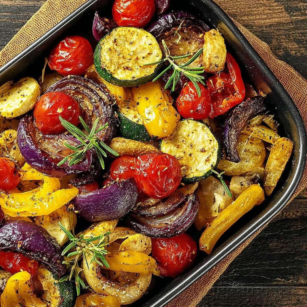 Ofengemüse vom Blech – einfach, bunt & voller Geschmack