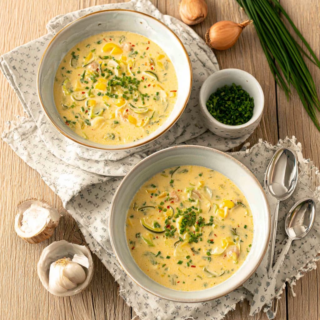 Käse-Lauch-Suppe – cremig, herzhaft & echtes Wohlfühlessen