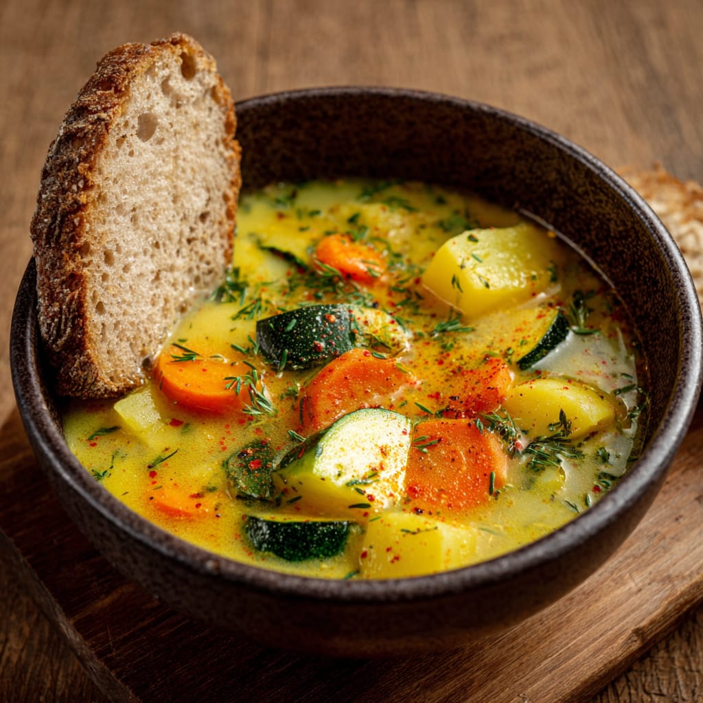 Leichte Gemüse-Suppe – gesund, sättigend & einfach