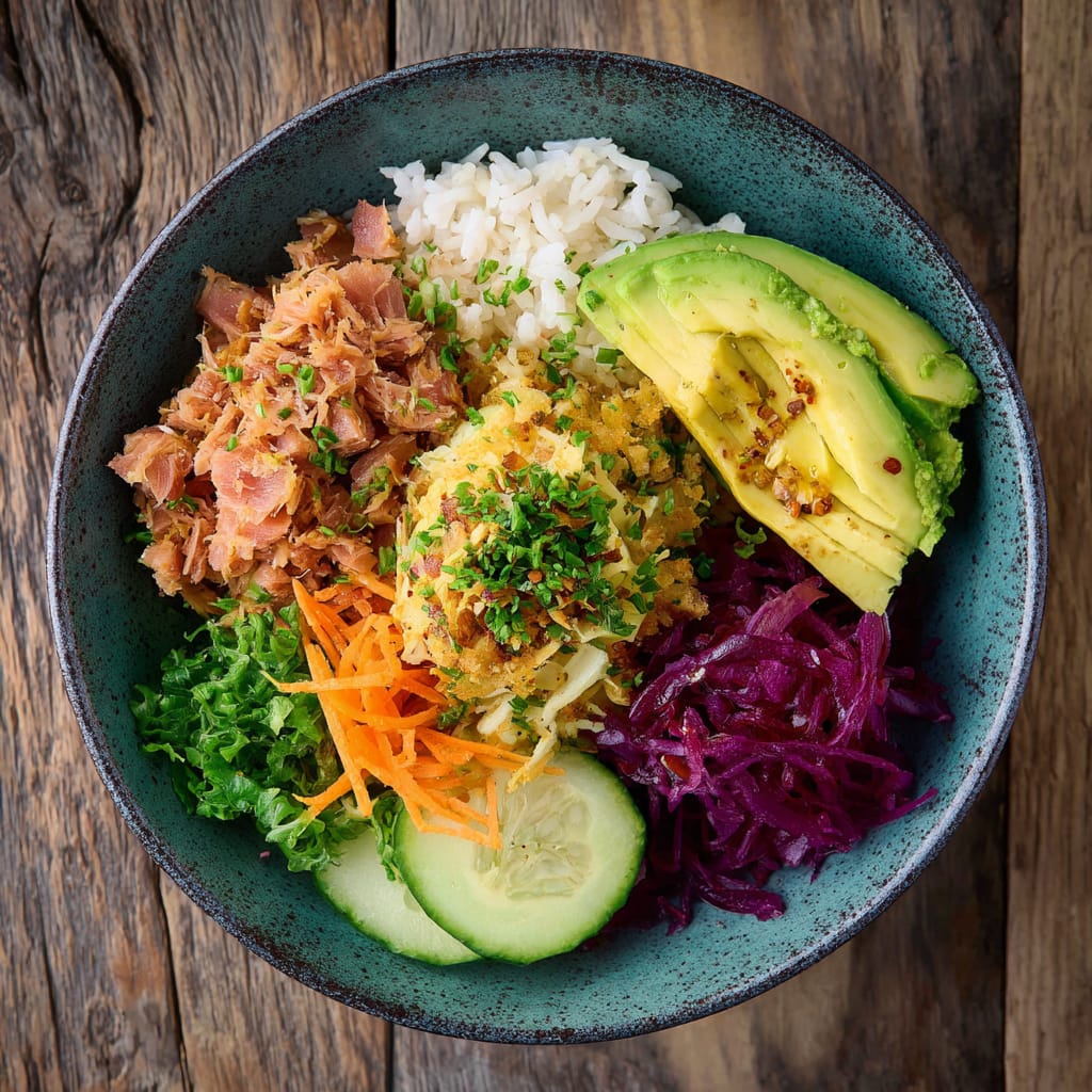 Thunfisch-Avocado-Bowl – frisch, leicht & proteinreich