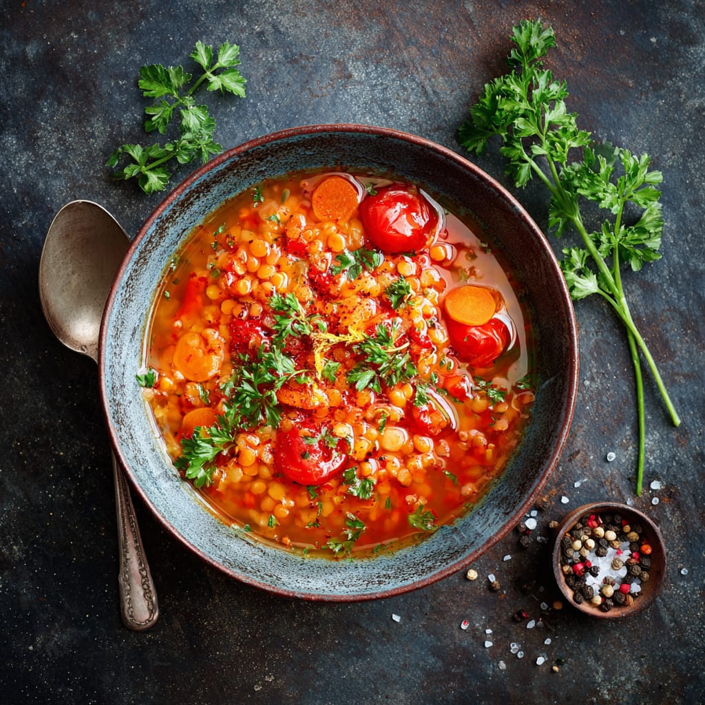 Linsensuppe mit Karotten – einfach, wärmend & richtig bodenständig