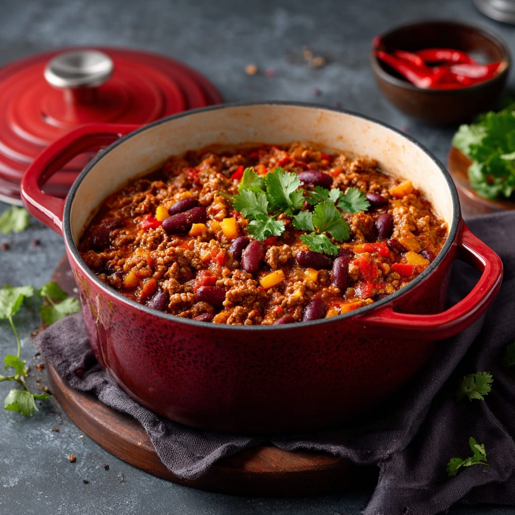 biberfell_Chili_con_Carne_in_einem_Topf_auf_dem_Herd_bf081e04-aba3-4f87-8051-c67a6106ddda