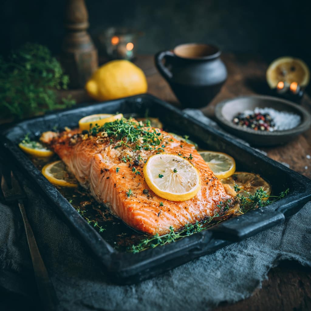 Lachs aus dem Ofen