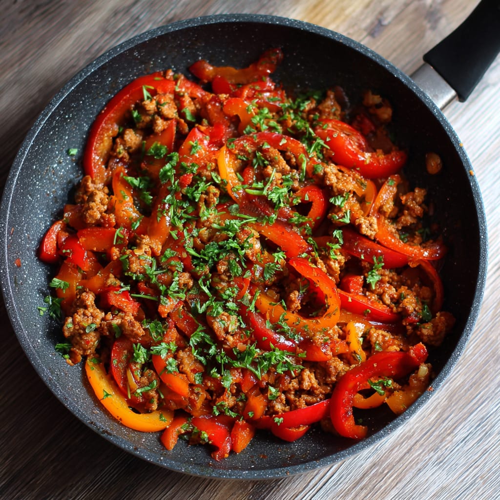 biberfell_Hackfleisch_Paprika_Pfanne_093255f4-6eda-418a-9034-b593feb25a6b