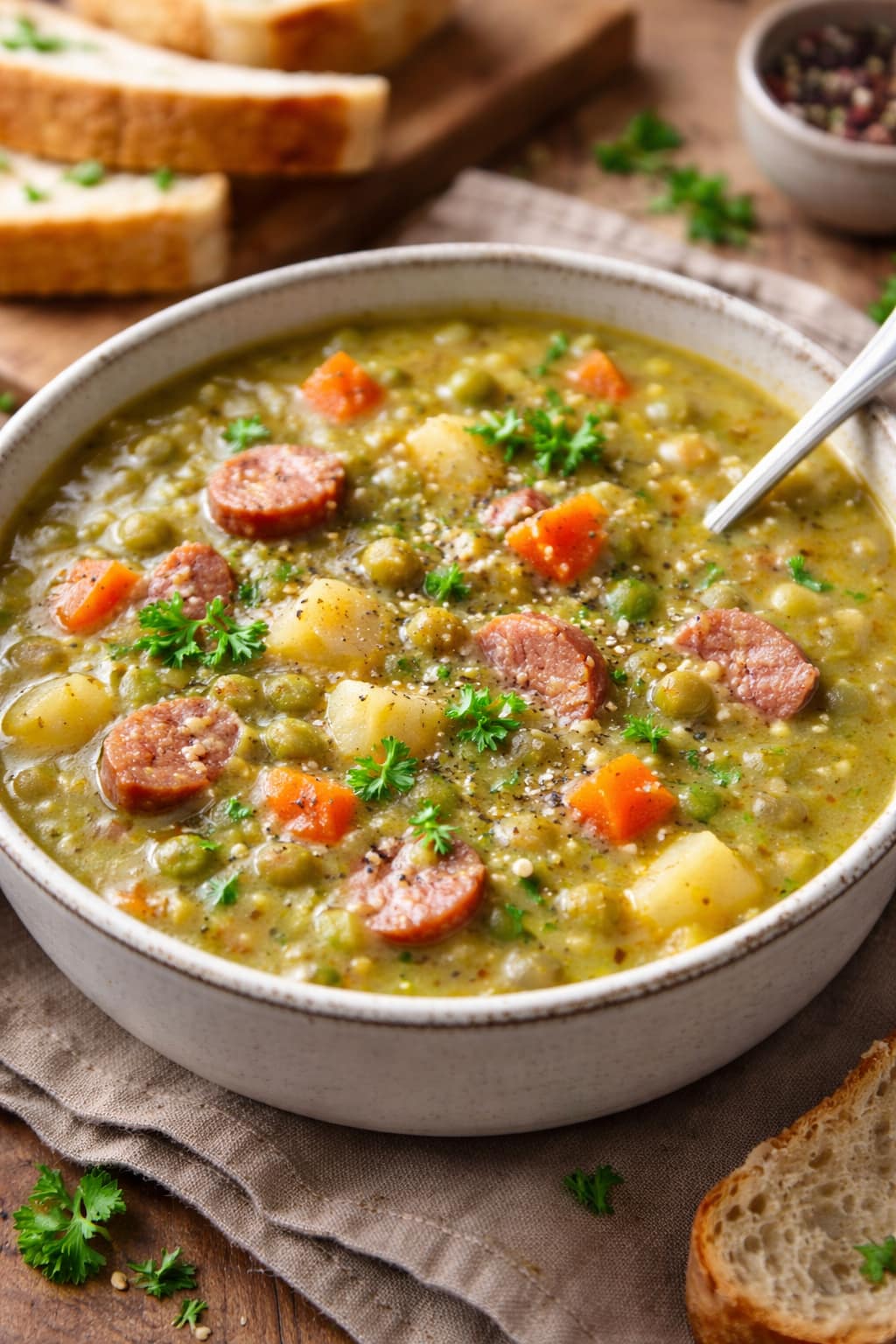 Erbsensuppe – klassisch, sättigend & einfach selbst gemacht