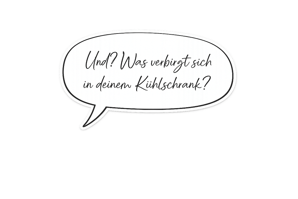 Sprechblase_Kühlschrankinhalt